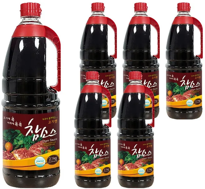 [[우리식품] 참소스 (2.1Kg x 6)] [Woori Food] Charm Sauce (2.1Kg x 6)