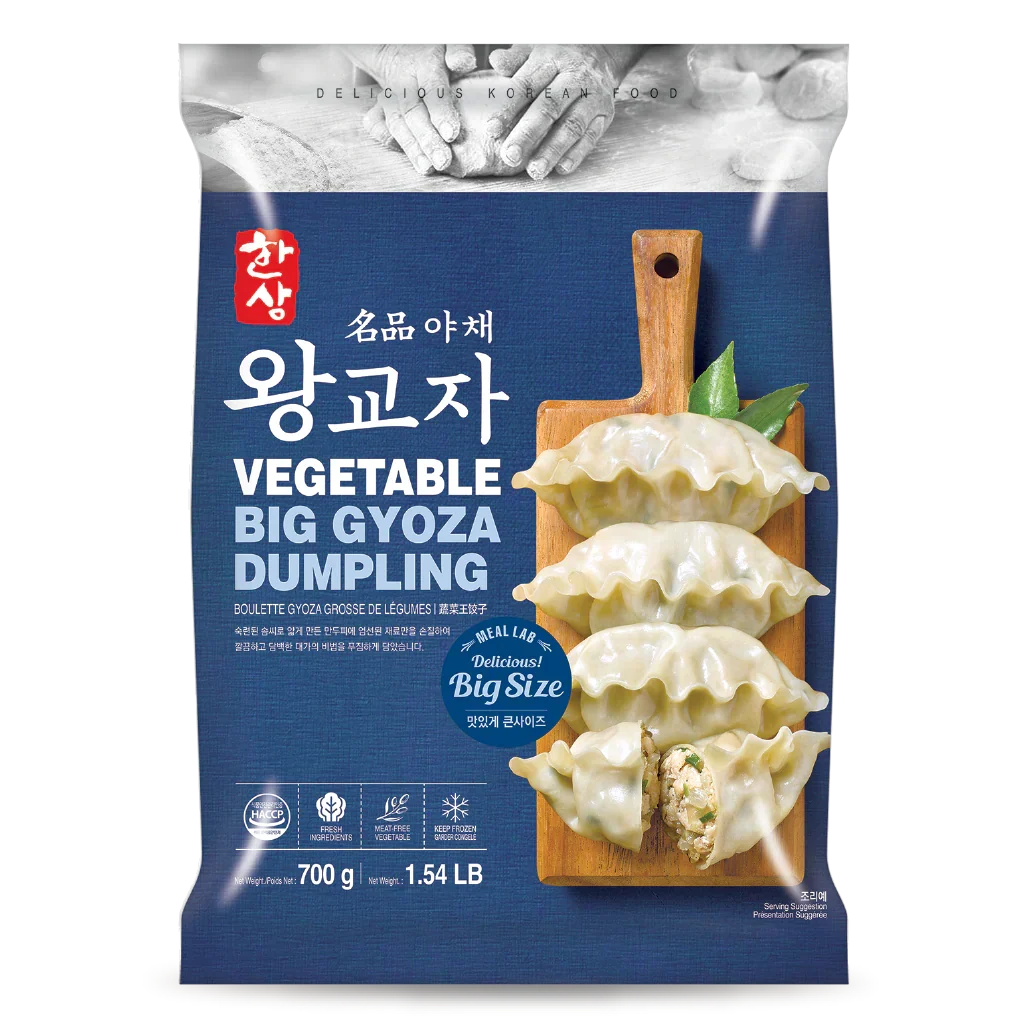 [IFF2298] Hansang Vegetable Big Gyoza 10pack/700g 한상 명품 야채 왕교자