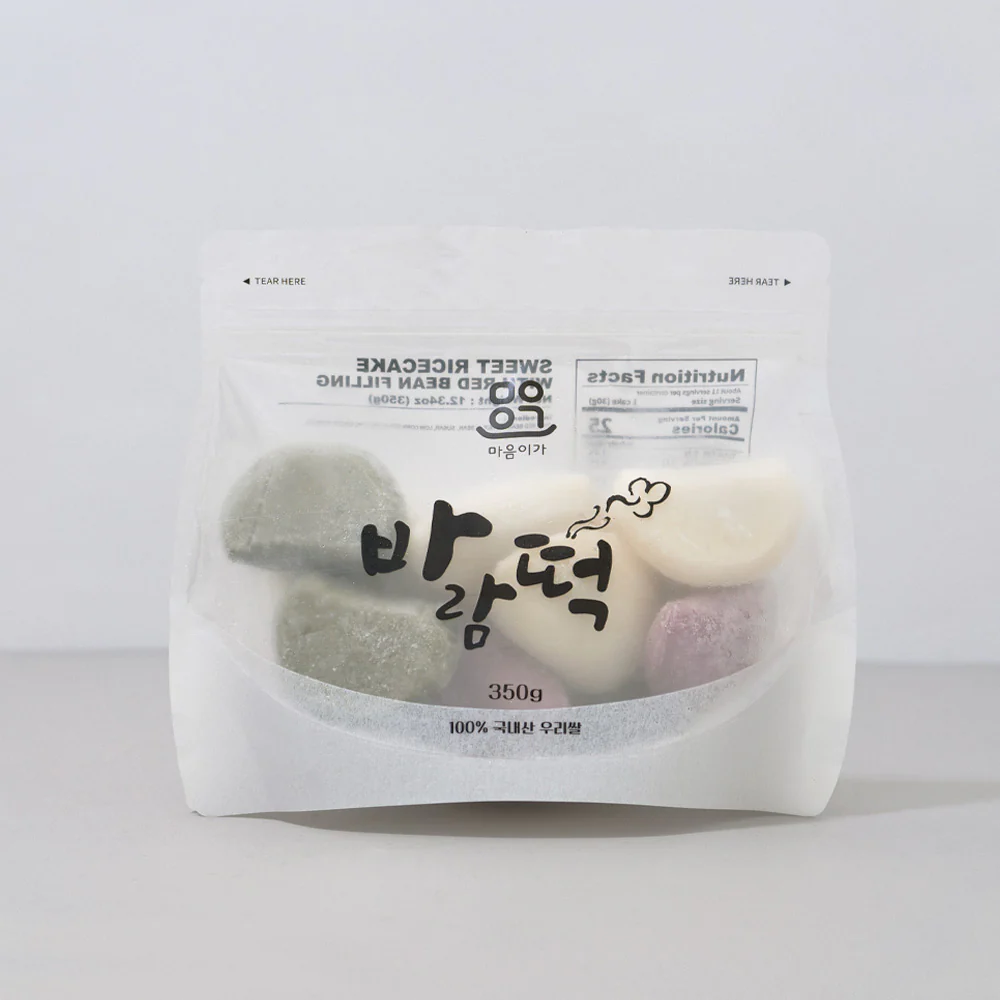 [IFF3480] Maumiga Red Bean Wind Rice Cake 24pack/350g 마음이가 바람떡