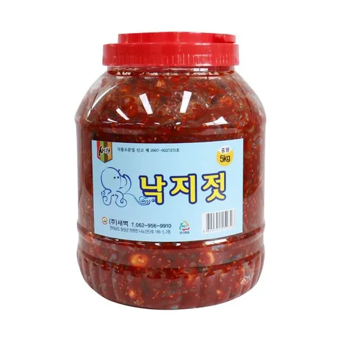 [IFF3140] Happy Ocean Seasoned Poulp SquidBulk 2pack/10Kg 좋은바다 낙지젓갈 벌크