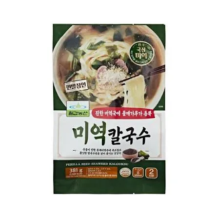 [IFF3596] [칠갑농산] 미역칼국수 10pack/381g