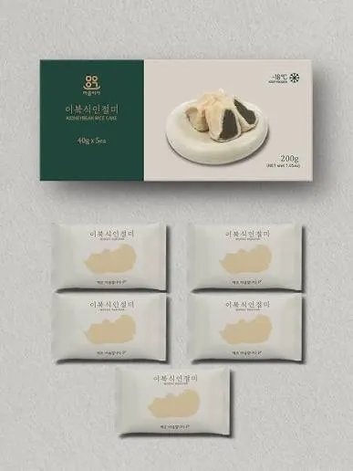 [IFF3479] Maumiga Kidneybean Rice Cake 24pack/200g 마음이가 이북식인절미