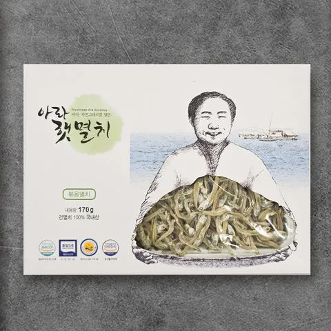 [IFF3464] Osung Dried Anchovy (Medium Size) 48pack/170g 아라햇 볶음멸치 (특품)