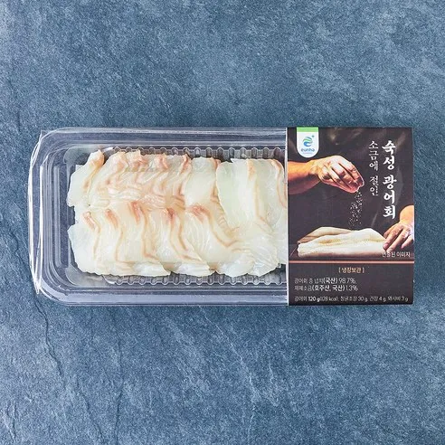 [IFF3279] [은하수산] 소금숙성 광어회 10pack/354g
