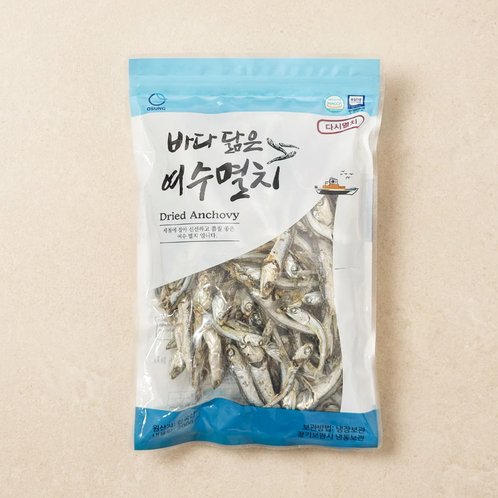 [IFF3445] Osung Dried Anchovy (Large Size) 24pack/150g 여수 다시멸치 (특품)