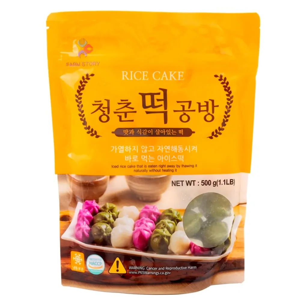 Frozen Rice Cake W/Honey Flavor 10pack/500g 청춘떡공방 꿀떡