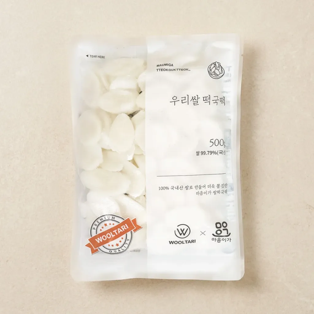 [마음이가] 우리쌀 떡국떡 (경기미 멥쌀) 20pack/500g
