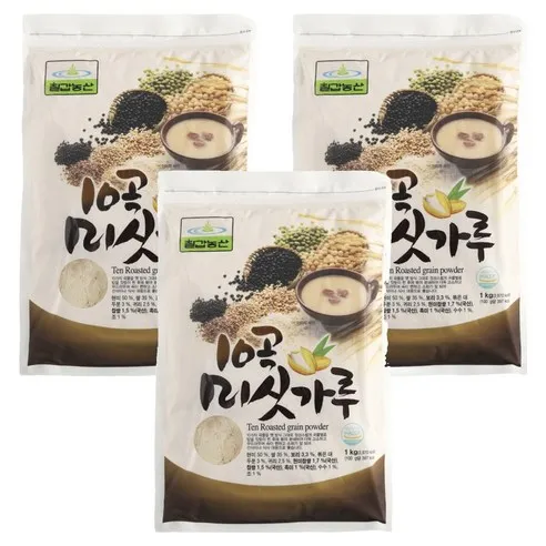 [IFD2235] CHIL KAB Roasted Ten Grain Powder 10pack/1kg 칠갑 십곡미숫가루 (한국산 원료)