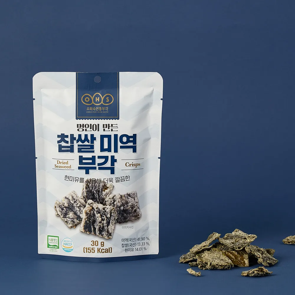 OHS Seaweed Crips 12pack/30g 오희숙 미역부각