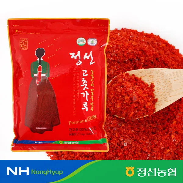 [Jeongseon] Red Pepper Powder 1Kgx10 [정선] 국산 고춧가루