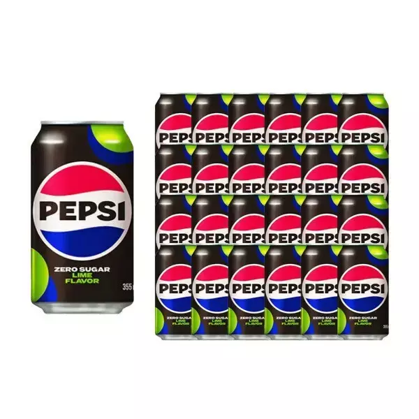 [LOTTE] Pepsi Zero Lime (355mlx24) [롯데칠성] 펩시 제로 라임맛