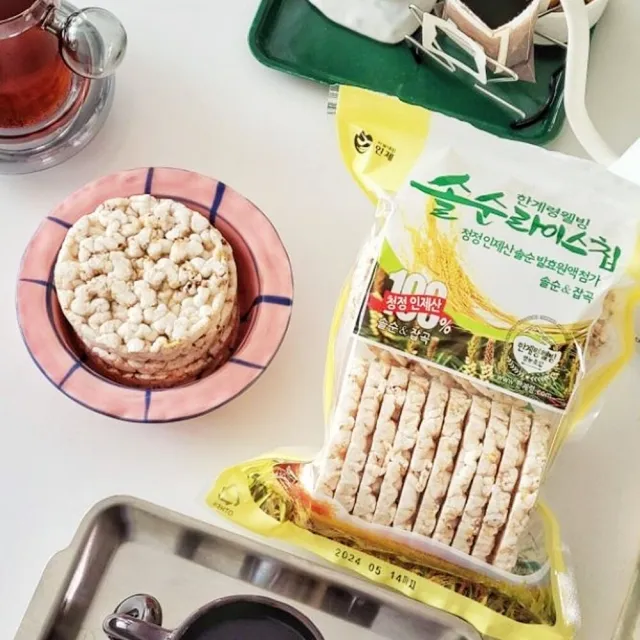 [Inje] Pine Shoot Rice Chip (120gx20) [인제] 솔순라이스칩