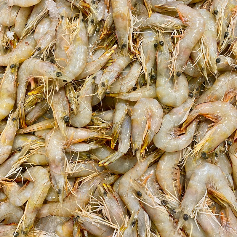 LOCAL WHOLE RAW BANANA PRAWNS 10/20 1kgx10 바나나 새우