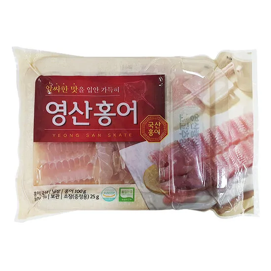 [수협] 영산홍어 국내산 (초장포함) 100gx40