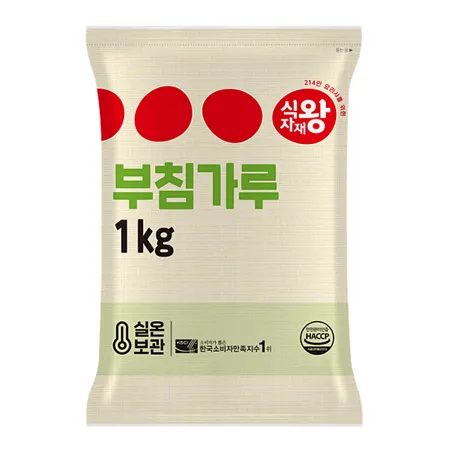 [SJJW018] [식자재왕] 부침가루 (1Kg x 12)
